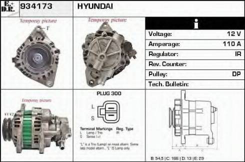 EDR 934173 - Alternator furqanavto.az