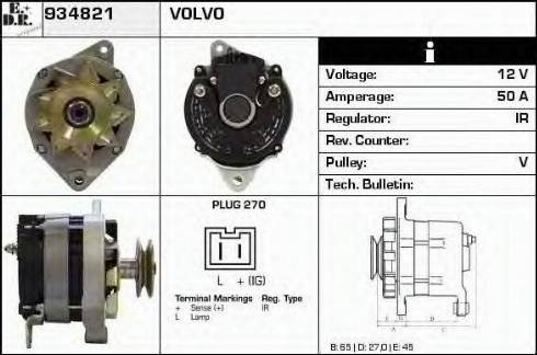 EDR 934821 - Alternator furqanavto.az