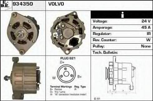 EDR 934350 - Alternator furqanavto.az