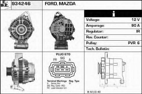 EDR 934246 - Alternator furqanavto.az