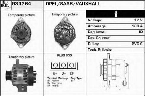 EDR 934264 - Alternator furqanavto.az