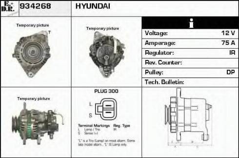 EDR 934268 - Alternator furqanavto.az