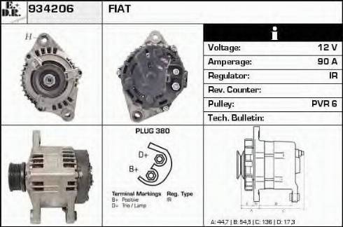 EDR 934206 - Alternator furqanavto.az