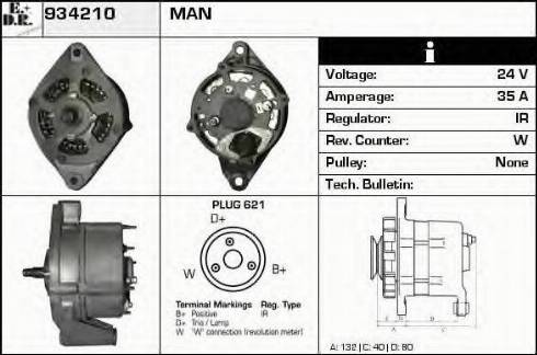 EDR 934210 - Alternator furqanavto.az