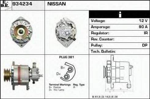 EDR 934234 - Alternator furqanavto.az