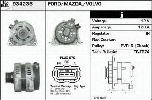 EDR 934236 - Alternator furqanavto.az