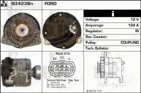 EDR 934238N - Alternator furqanavto.az