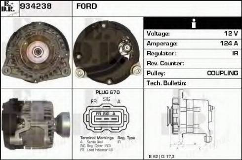 EDR 934238 - Alternator furqanavto.az