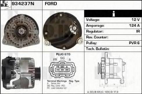 EDR 934237N - Alternator furqanavto.az