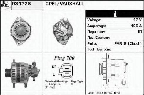 EDR 934228 - Alternator furqanavto.az