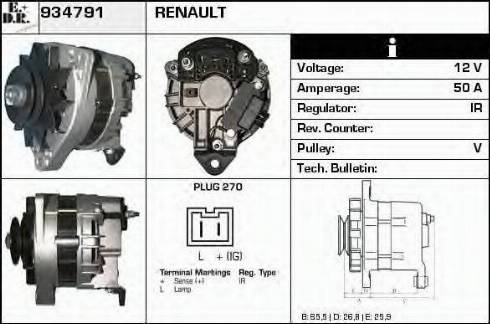 EDR 934791 - Alternator furqanavto.az