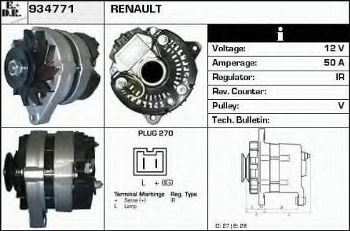 EDR 934771 - Alternator furqanavto.az