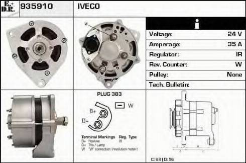 EDR 935910 - Alternator furqanavto.az