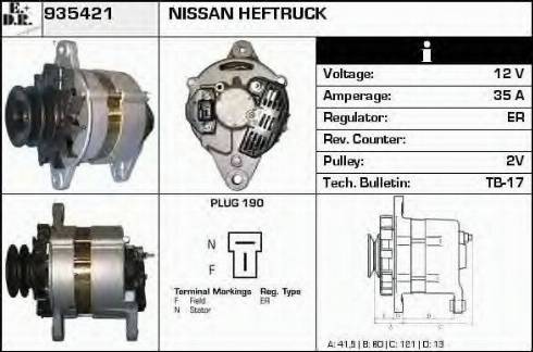 EDR 935421 - Alternator furqanavto.az