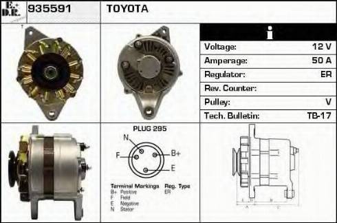 EDR 935591 - Alternator furqanavto.az