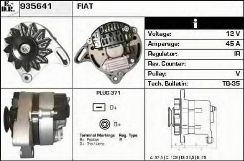 EDR 935641 - Alternator furqanavto.az