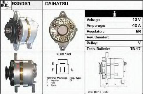 EDR 935061 - Alternator furqanavto.az