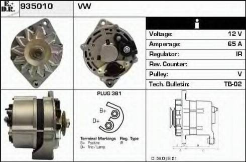 EDR 935010 - Alternator furqanavto.az