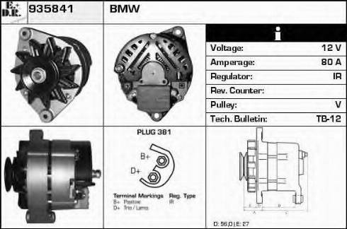 EDR 935841 - Alternator furqanavto.az