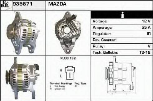 EDR 935871 - Alternator furqanavto.az