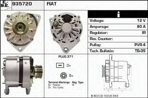 EDR 935720 - Alternator furqanavto.az