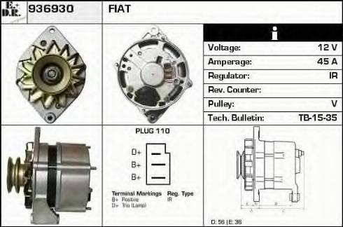 EDR 936930 - Alternator furqanavto.az