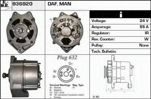 EDR 936920 - Alternator furqanavto.az