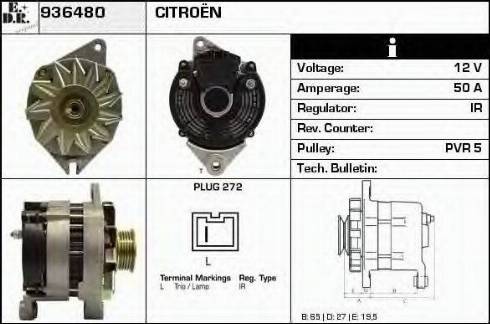 EDR 936480 - Alternator furqanavto.az