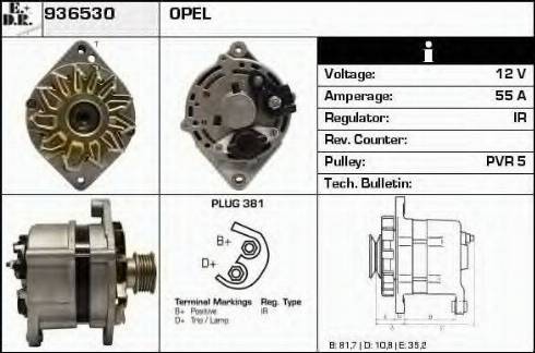 EDR 936530 - Alternator furqanavto.az