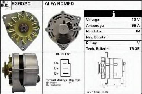 EDR 936520 - Alternator furqanavto.az