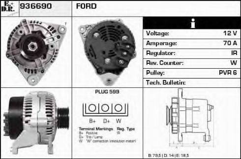 EDR 936690 - Alternator furqanavto.az