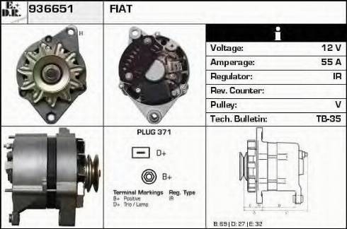 EDR 936651 - Alternator furqanavto.az