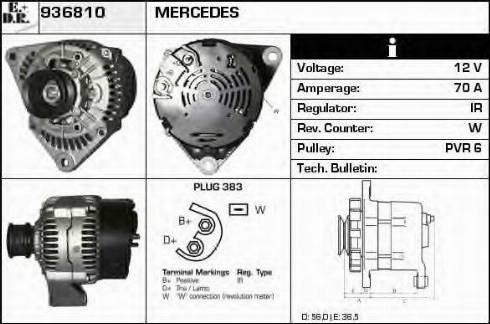 EDR 936810 - Alternator furqanavto.az