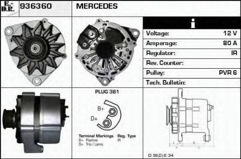 EDR 936360 - Alternator furqanavto.az