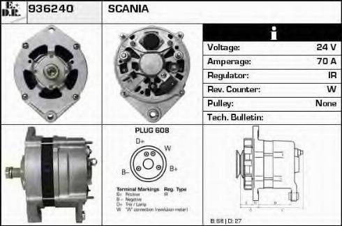 EDR 936240 - Alternator furqanavto.az