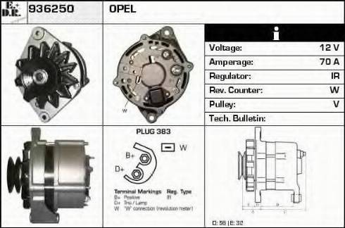 EDR 936250 - Alternator furqanavto.az