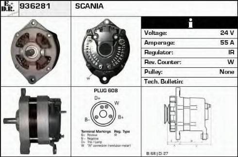 EDR 936281 - Alternator furqanavto.az