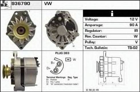 EDR 936790 - Alternator furqanavto.az