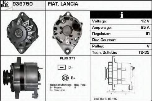 EDR 936750 - Alternator furqanavto.az