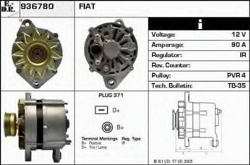 EDR 936780 - Alternator furqanavto.az