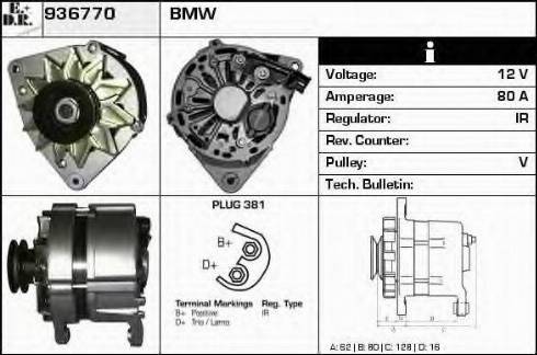 EDR 936770 - Alternator furqanavto.az