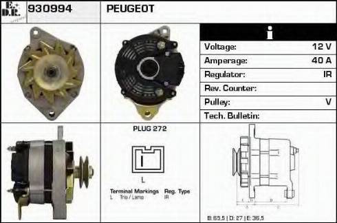 EDR 930994 - Alternator furqanavto.az