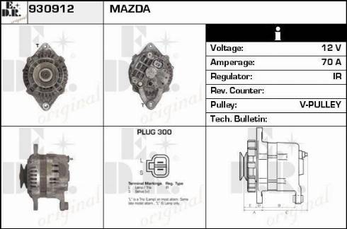 EDR 930912 - Alternator furqanavto.az