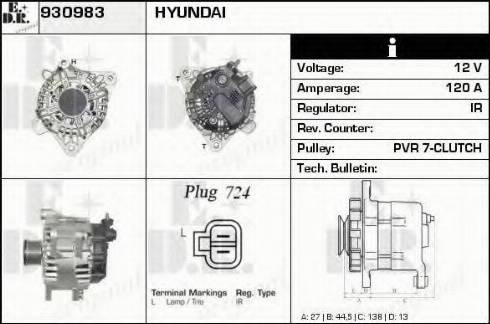 EDR 930983 - Alternator furqanavto.az