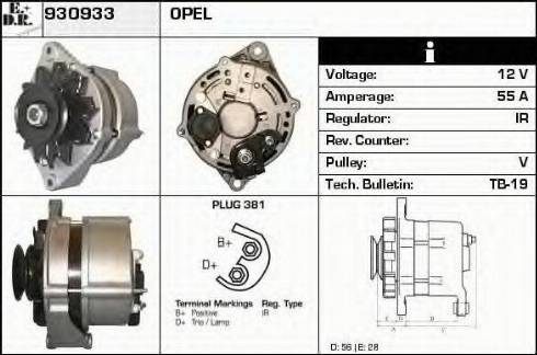 EDR 930933 - Alternator furqanavto.az