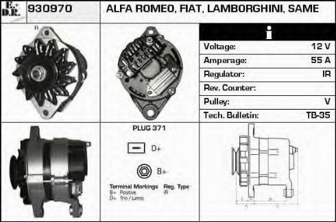 EDR 930970 - Alternator furqanavto.az