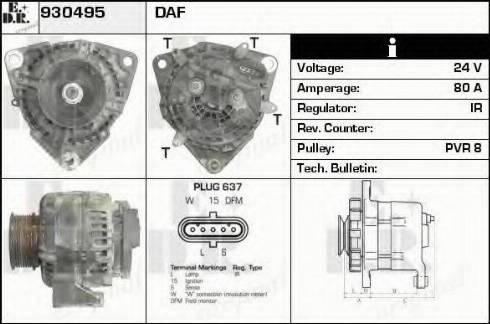 EDR 930495 - Alternator furqanavto.az