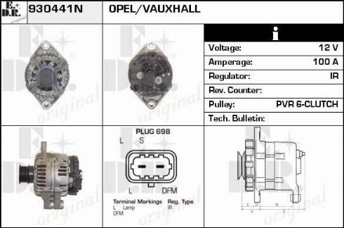 EDR 930441N - Alternator furqanavto.az