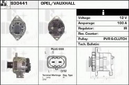 EDR 930441 - Alternator furqanavto.az