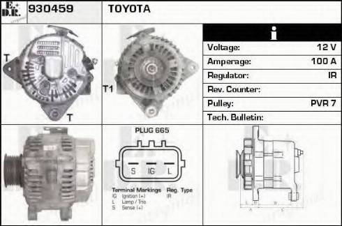 EDR 930459 - Alternator furqanavto.az